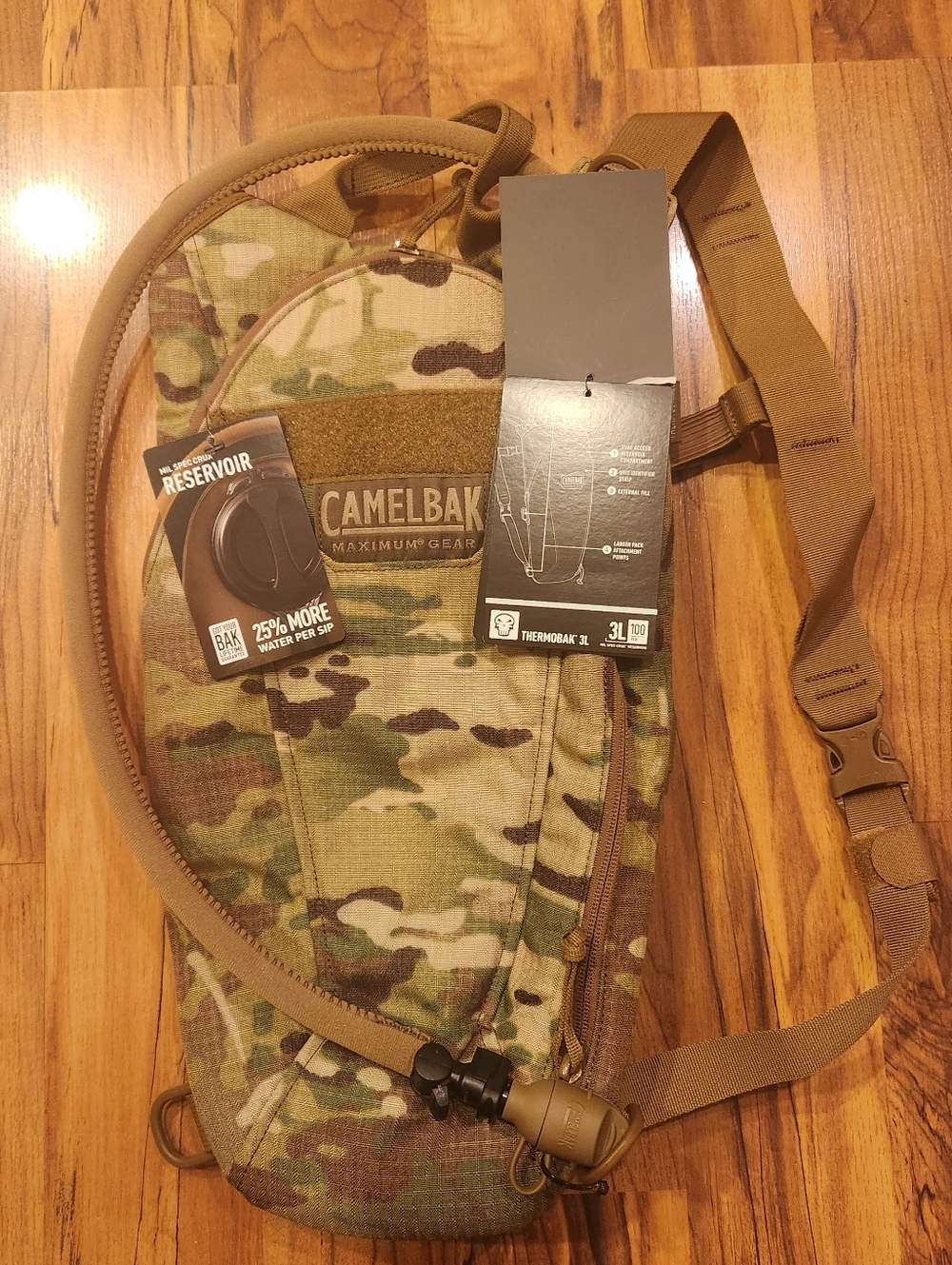 NWT CamelBak ThermoBak Mil Spec 3L Hydration Backpack